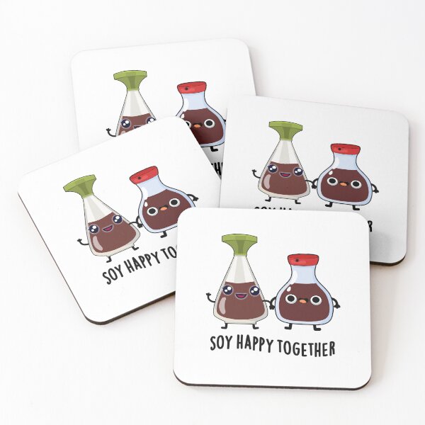 Item preview, Soy Happy Together Soy Sauce Puns  designed and sold by punnybone.
