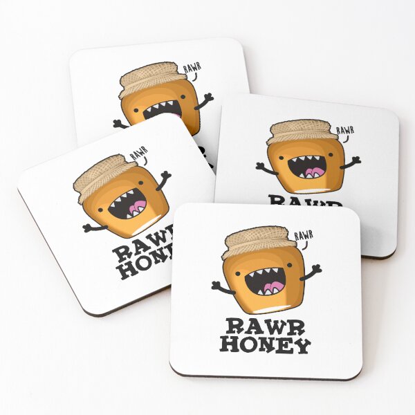 Item preview, Rawr Honey Funny Raw Honey Puns  designed and sold by punnybone.