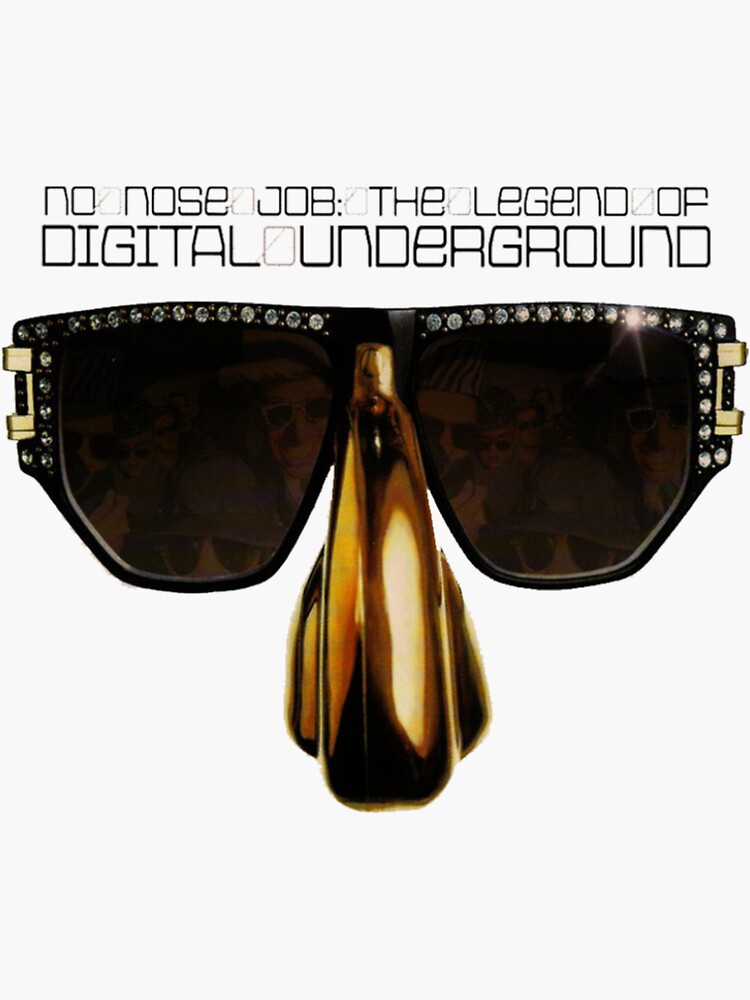 "DIGITAL UNDERGROUND" Sticker for Sale by Tommybaltazar Redbubble