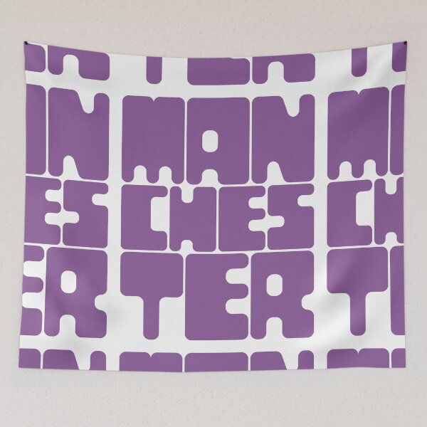 Item preview, Manchester - Dewberry Purple designed and sold by boxedspaper.