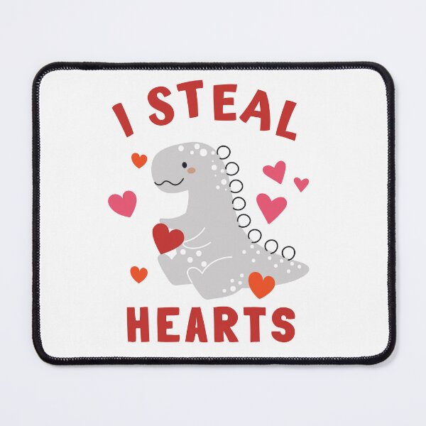 Item preview, I Steal Hearts Dinosaur (Valentines Gift For Kids) designed and sold by i-longmanshop.