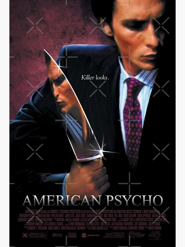 Movie Cover American Psycho Poster For Sale By Irma Miller Redbubble