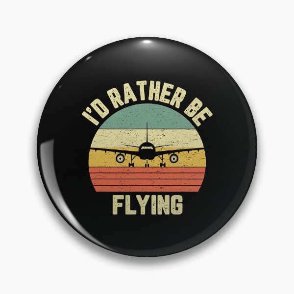Item preview, Pilot I'd Rather Be Flying Airplane Pilot designed and sold by anthonymark14.