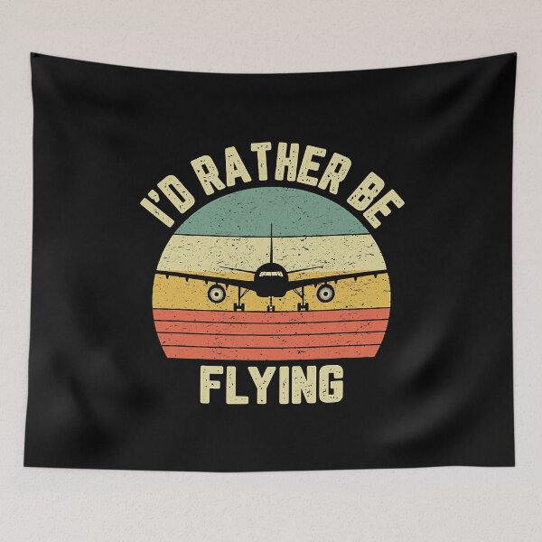 Item preview, Pilot I'd Rather Be Flying Airplane Pilot designed and sold by anthonymark14.