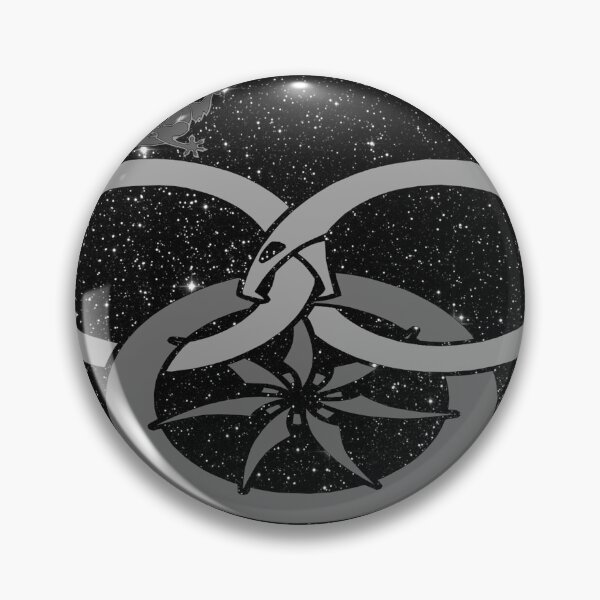 Item preview, Wheel of Time - Tel'aran'rhiod and symbols - black and white designed and sold by DragonWorks Art Prints.