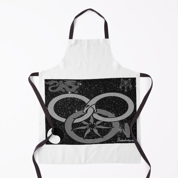 Item preview, Wheel of Time - Tel'aran'rhiod and symbols - black and white designed and sold by DragonWorks Art Prints.