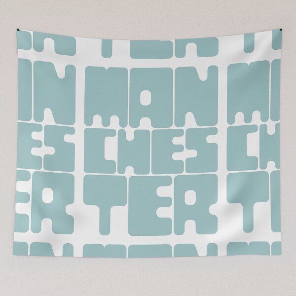 Item preview, Manchester - Eggshell Blue designed and sold by boxedspaper.