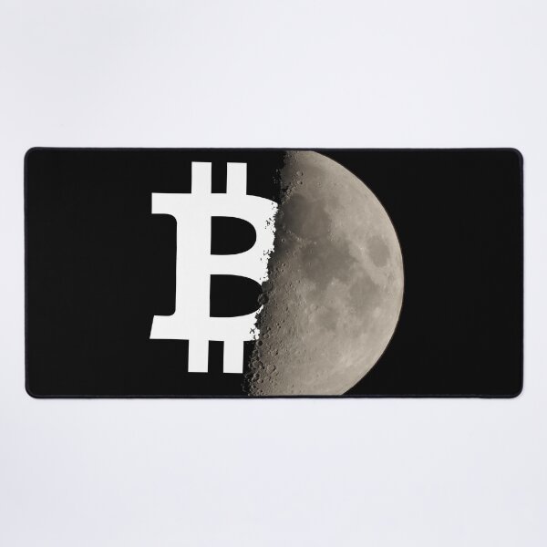 Item preview, Bitcoin Half Moon designed and sold by StepupDesign.