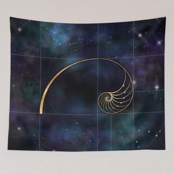Item preview, Nautilus Shell - Sacred Geometry designed and sold by k9printart.