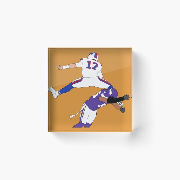 Item preview, Buffalo Bills Josh Allen Hurdle  designed and sold by Natasha Webb.