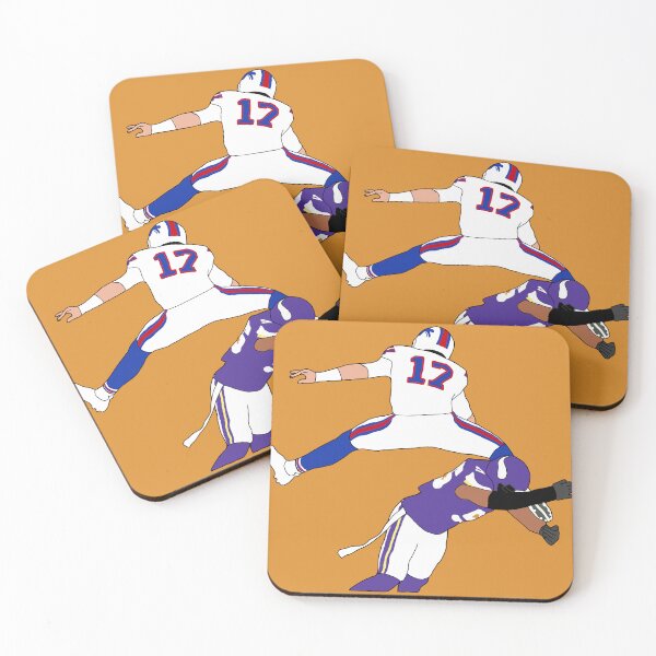 Item preview, Buffalo Bills Josh Allen Hurdle  designed and sold by Natasha Webb.
