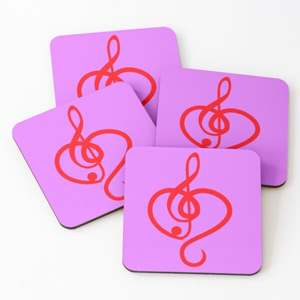 Item preview, St Valentine's Day Musical Note Hearts Valentine's Day Wishes and Messages designed and sold by MottoDigging.