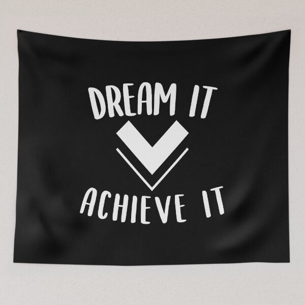 Item preview, Dream it achieve it Motivation Affirmation Message designed and sold by Rebecca-Cruz.