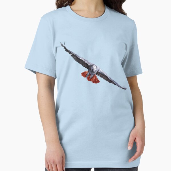 AFRICAN GREY PARROT (FLYING) Essential T-Shirt