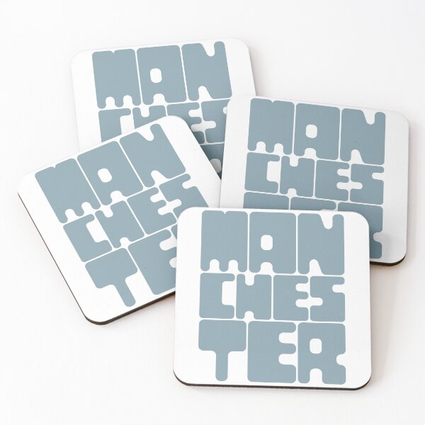 Item preview, Manchester - Tourmaline Blue designed and sold by boxedspaper.
