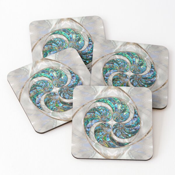 Item preview, Nautilus Shells - Abalone and Pearl designed and sold by k9printart.