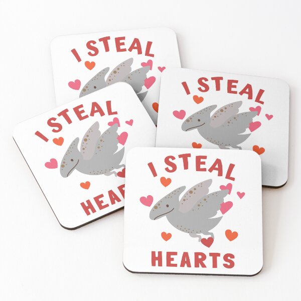 Item preview, I Steal Hearts Dinosaur (Valentines Gift For Kids) designed and sold by i-longmanshop.
