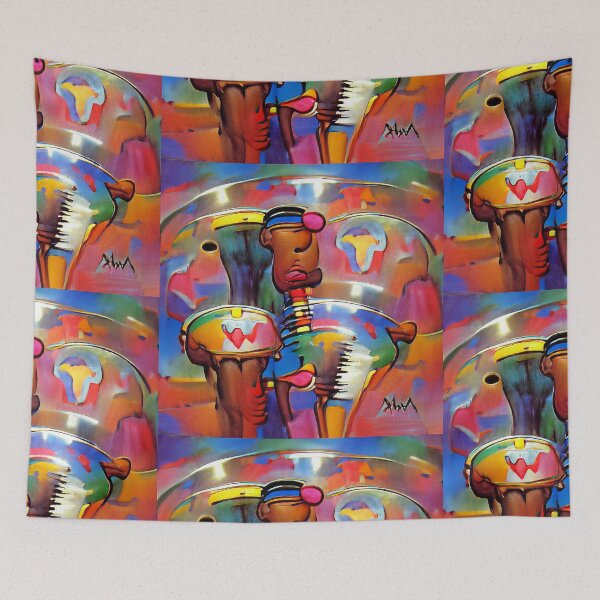 Item preview, African Percussion ~ Colorful Positive Vibes designed and sold by cottonklub.
