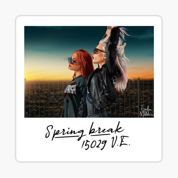 Spring break 15029 V.E. Sticker