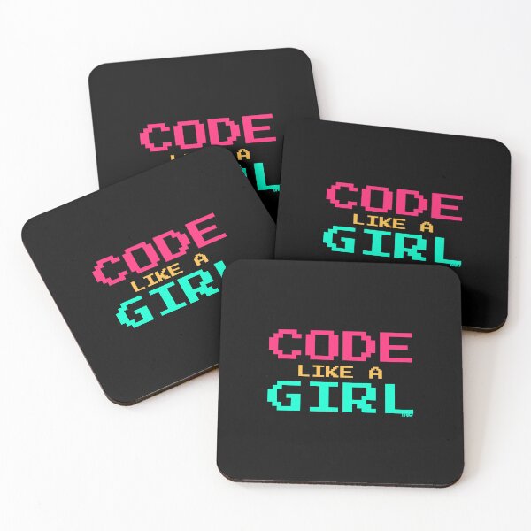 Item preview, Code Like a Girl designed and sold by HanaMariDesigns.