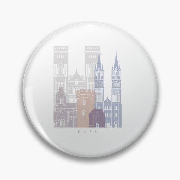 Item preview, CAEN SKYLINE POSTER PASTEL designed and sold by paulrommer.