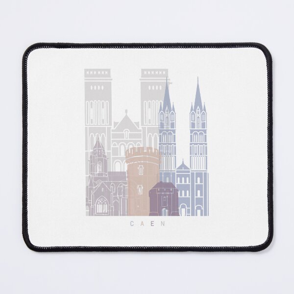 Item preview, CAEN SKYLINE POSTER PASTEL designed and sold by paulrommer.