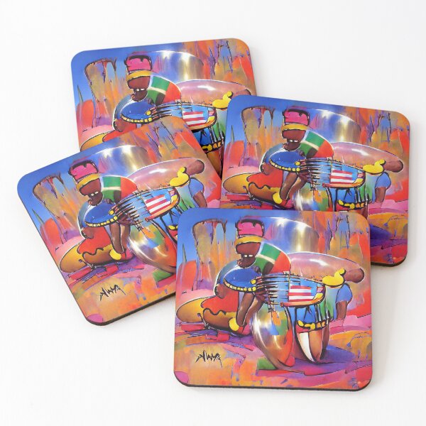 Item preview, African Percussion ~ Colorful Positive Vibes designed and sold by cottonklub.