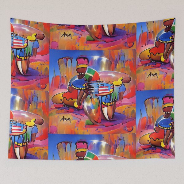 Item preview, African Percussion ~ Colorful Positive Vibes designed and sold by cottonklub.