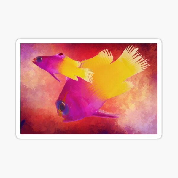 Swimming Together Sticker
