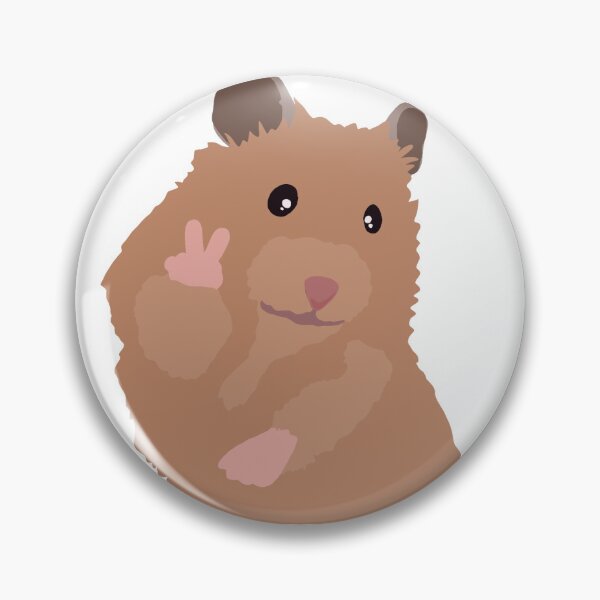 Item preview, Peace Hamster   designed and sold by madebykeiko.