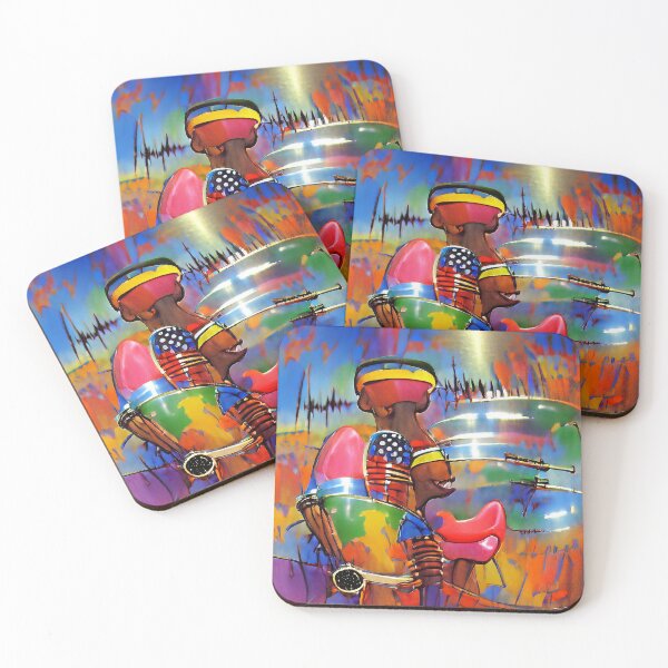 Item preview, African Percussion ~ Colorful Positive Vibes designed and sold by cottonklub.
