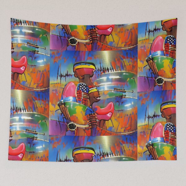 Item preview, African Percussion ~ Colorful Positive Vibes designed and sold by cottonklub.