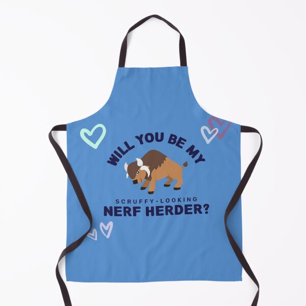 Item preview, Be My Valentine but Scruffy-Looking, Nerf Herder. - Cute Cartoonish designed and sold by LudicrousFeed.