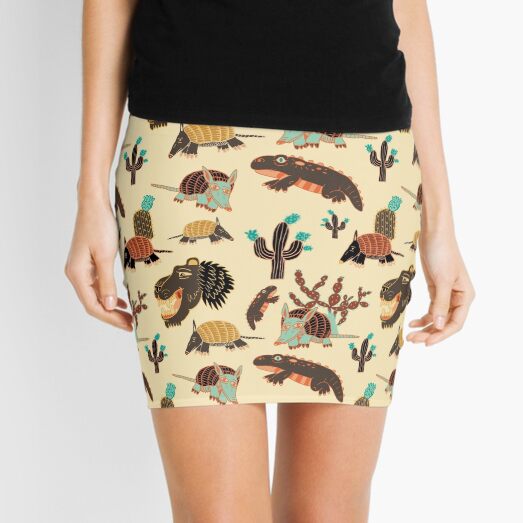 Desert Creatures Mini Skirt