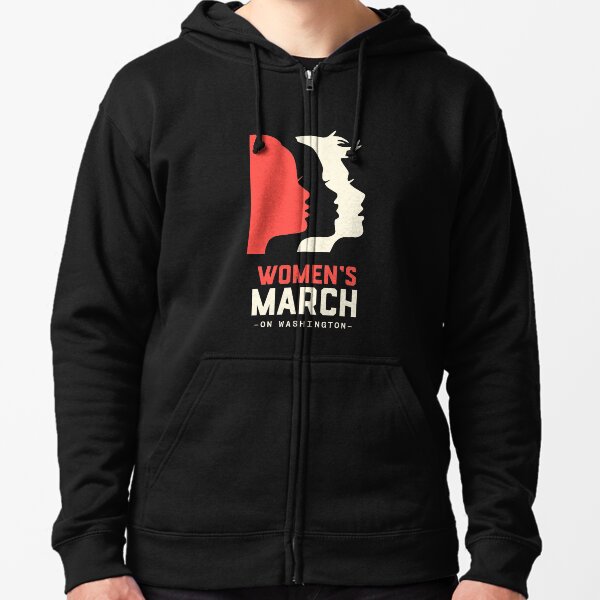 Official women's march on washington Zipped Hoodie