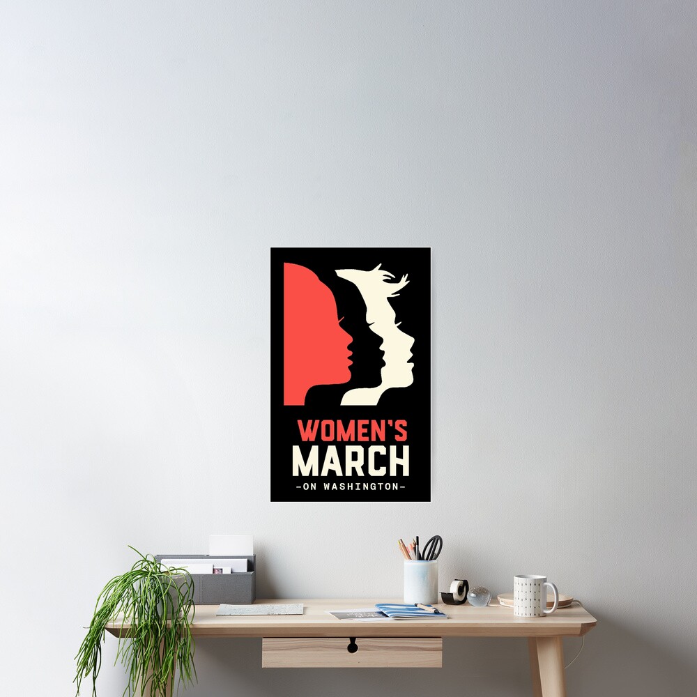 "Official women's march on washington " Poster for Sale by zilamac