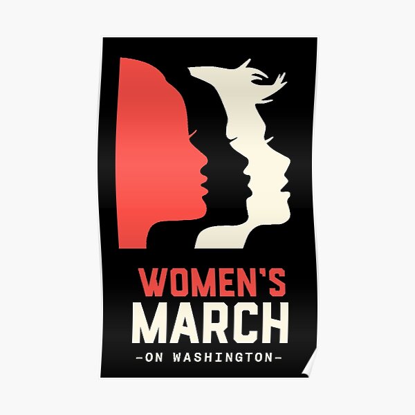 Official women's march on washington Poster