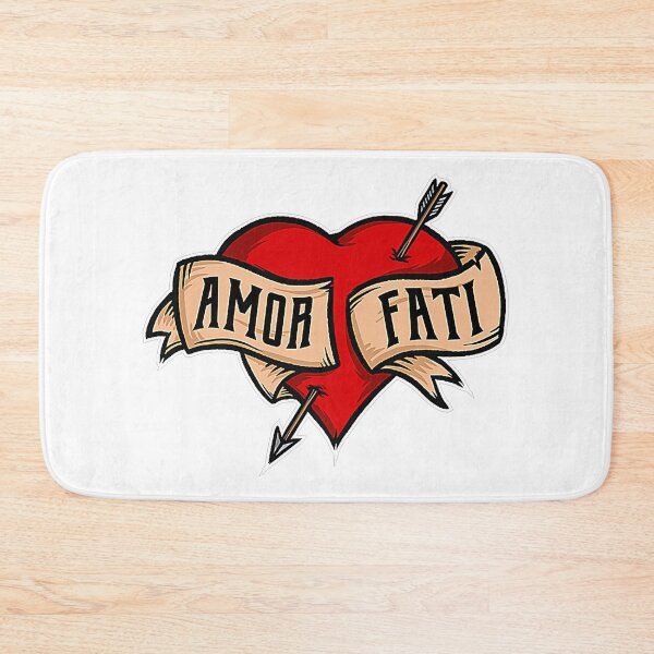 Artikelvorschau, Amor Fati - Klassisches Nietzsche-Tattoo-Herz entworfen und verkauft von Zahxander35.