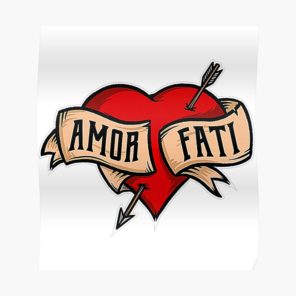 Amor Fati Sticker for Sale by stoicart  Redbubble
