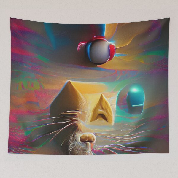 Item preview, Cat Wiskers art work for cat lovers. designed and sold by Sloyar.
