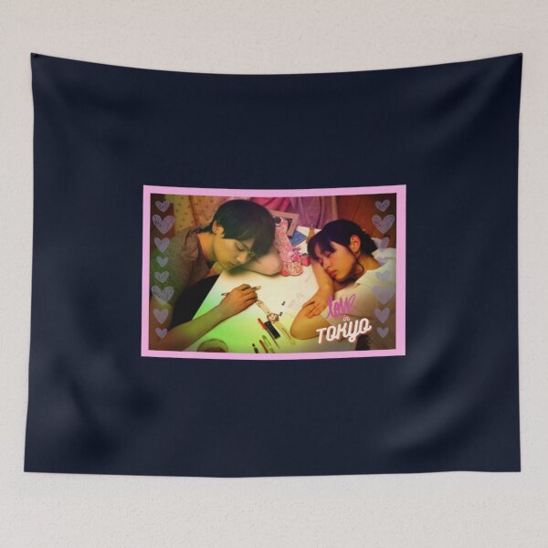 Item preview, kotoko and naoki take a study break designed and sold by GeekeryDOO.