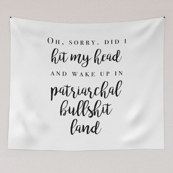 Item preview, Nicole Haught  Patriarchal Bullshit Land designed and sold by GeekeryDOO.