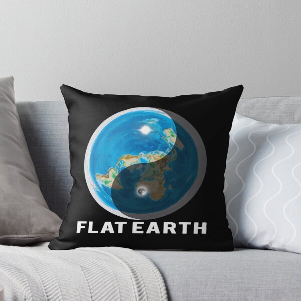 Item preview, Flat Earth Yin and Yang  designed and sold by ODDTV.
