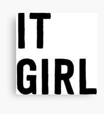 It Girl Canvas Print