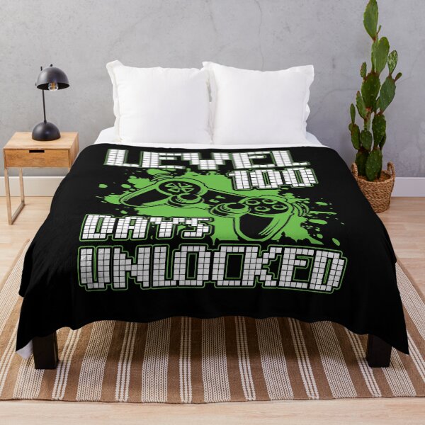 Item preview, Level 100 Days Unlocked Shirt, Game 100th Day Shirt, 100 Days of School Achievement Unlocked, 100 Days Of School Shirt, Kindergarten School designed and sold by aymob.