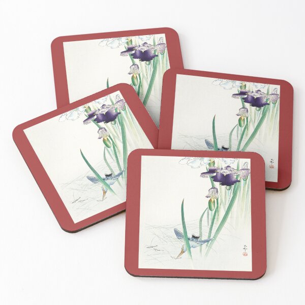 Item preview, Kingfisher and irises (1900 - 1930)    designed and sold by ManateesOZ.