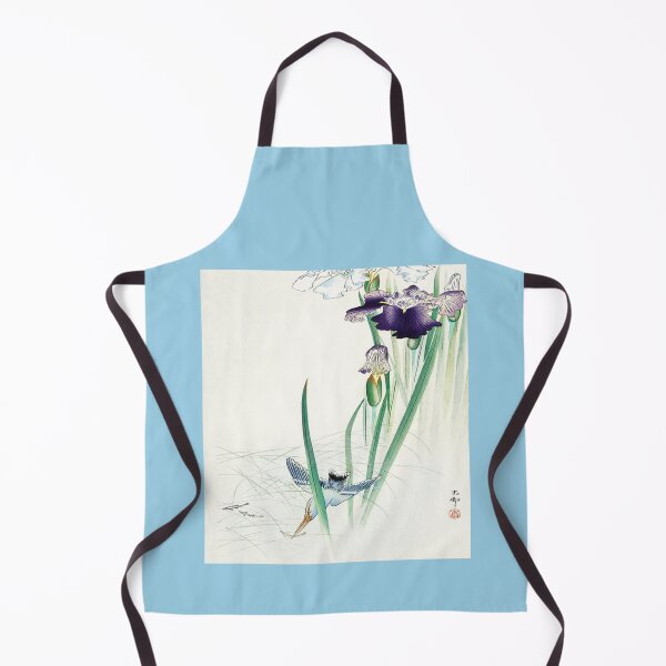 Item preview, Kingfisher and irises (1900 - 1930)    designed and sold by ManateesOZ.