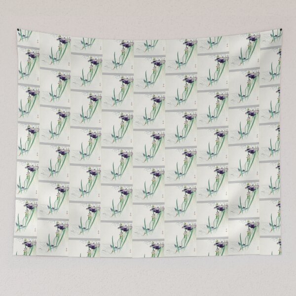 Item preview, Kingfisher and irises (1900 - 1930)    designed and sold by ManateesOZ.