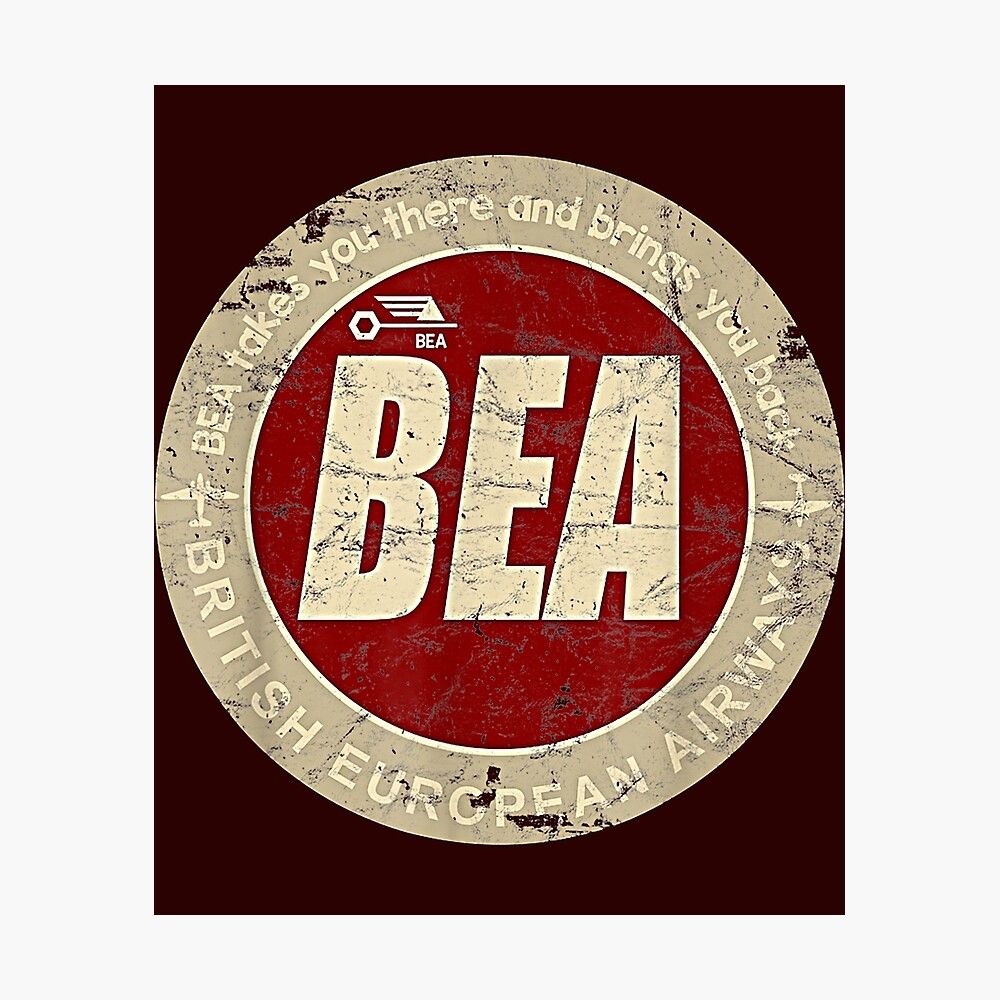 Vintage Airline Memorabilia Dish British European Airways BEA Caravelle 