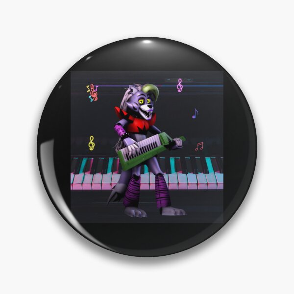 Item preview, ROXANNE LOUP AVEC CLAVIER, MANQUE DE SECURITE FNAT, NOTES DE MUSIQUE, JEU VIDEO T-shirt classique designed and sold by OrphaRau.